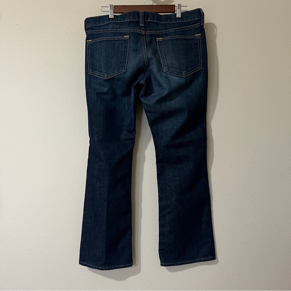 Old Navy Women’s Jeans Blue Size 12 S The Diva Lowest Rise Bootcut Dark Wash - Picture 2 of 7